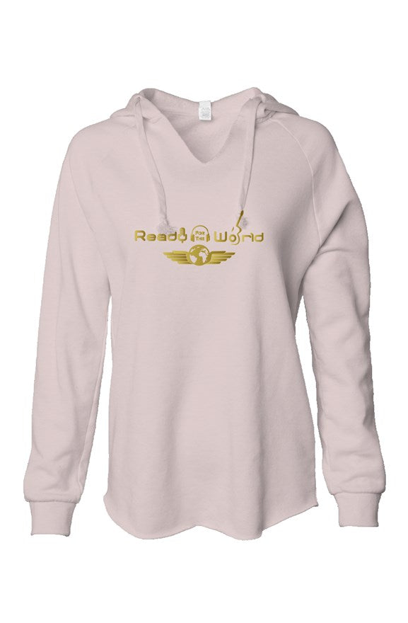 Womens Lightweight Wash Hooded Sweatshirt