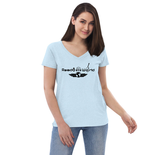 Ready for the World Women’s recycled v-neck t-shirt
