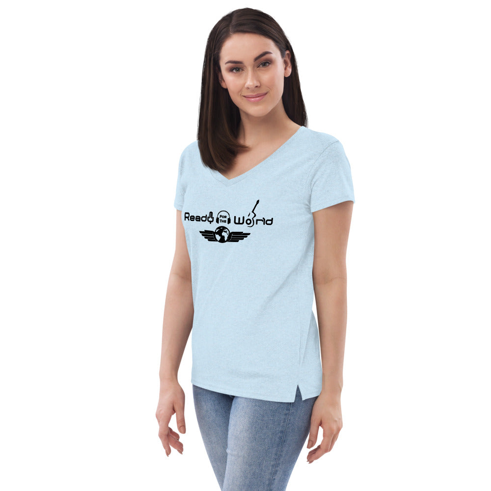 Ready for the World Women’s recycled v-neck t-shirt