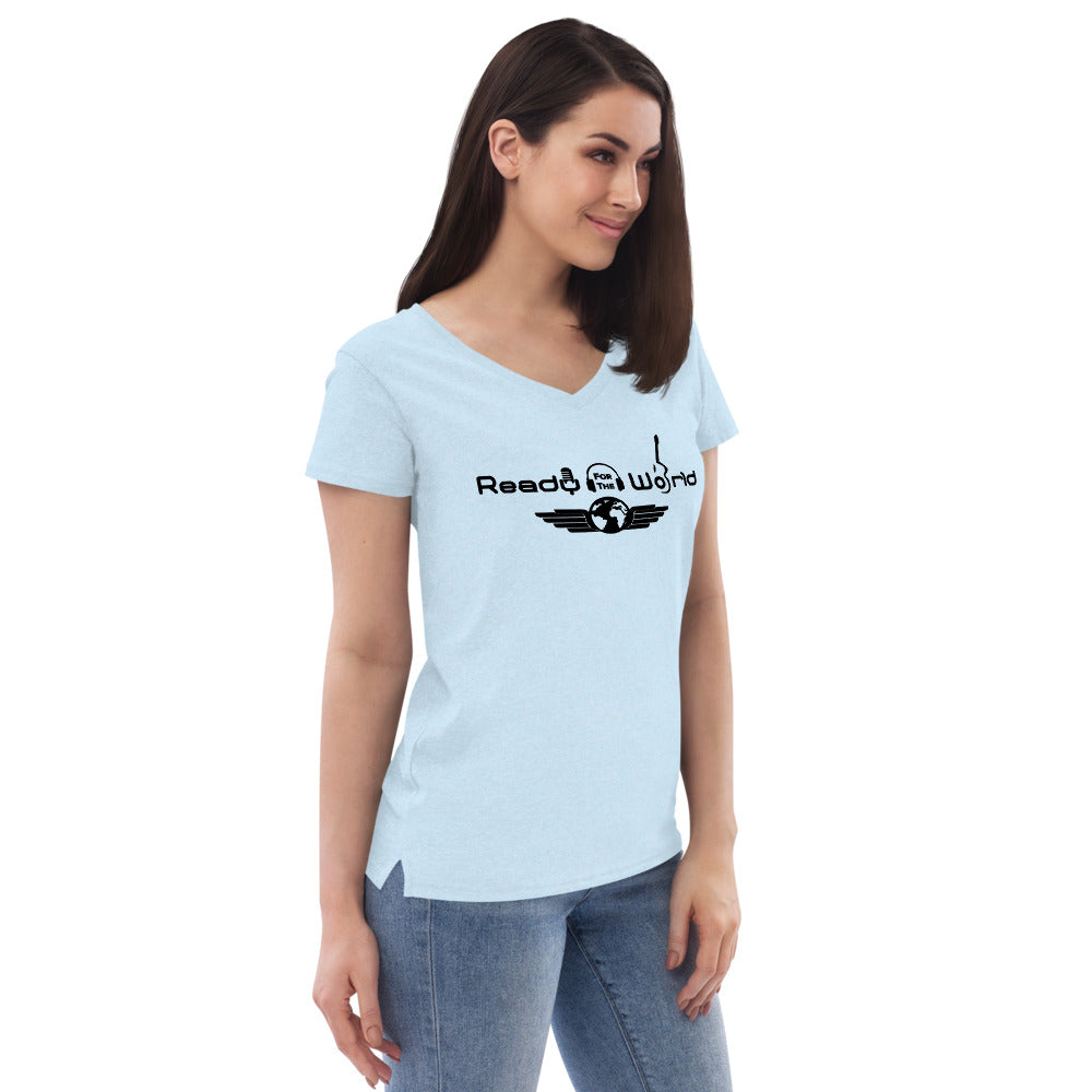 Ready for the World Women’s recycled v-neck t-shirt